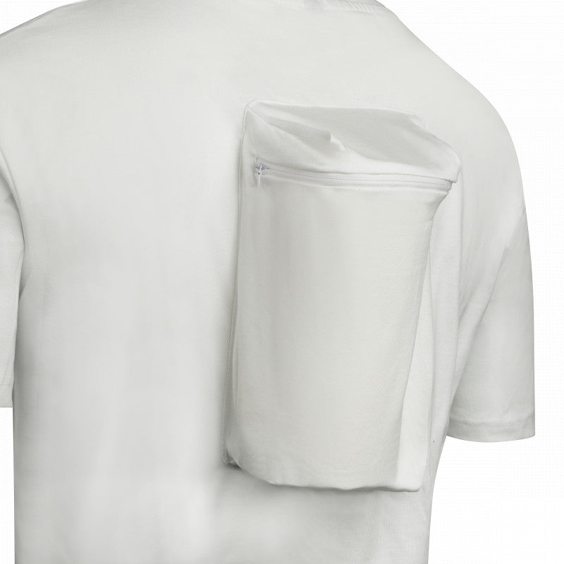Anti Snurk Shirt Pro Unisex fit achterkant close up