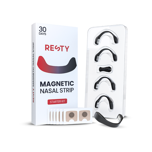 Magnetic nasal strips