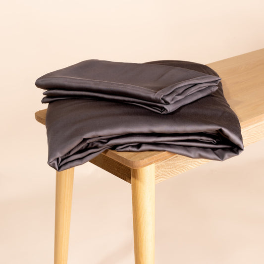 Verzwaringsdeken hoes - 240x220 cm - Grijs - Bamboe | Slaaptechnologie van Sleep-e