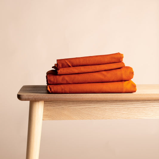 Verzwaringsdeken hoes - 140x200 cm - Bordeaux - Katoen - afbeelding 2 | Sleep-e