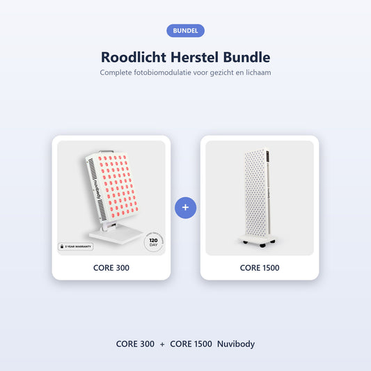 Roodlicht Herstel Bundle: Nuvibody CORE 300 en CORE 1500