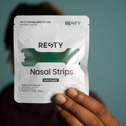 Minty nasal strips