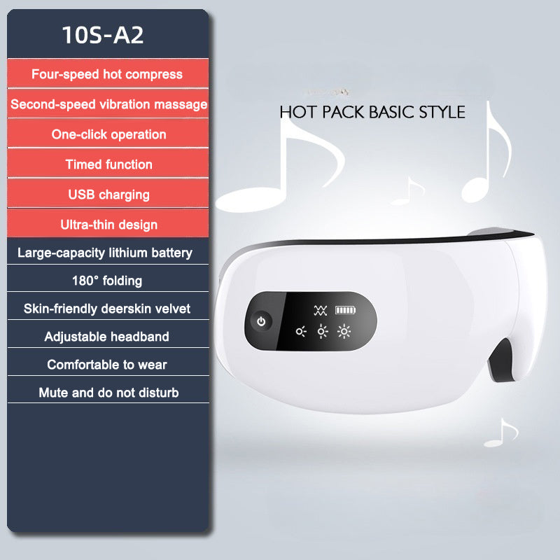 Elektrisch oogmassager 10S-A2 hot pack basismodel met functielijst