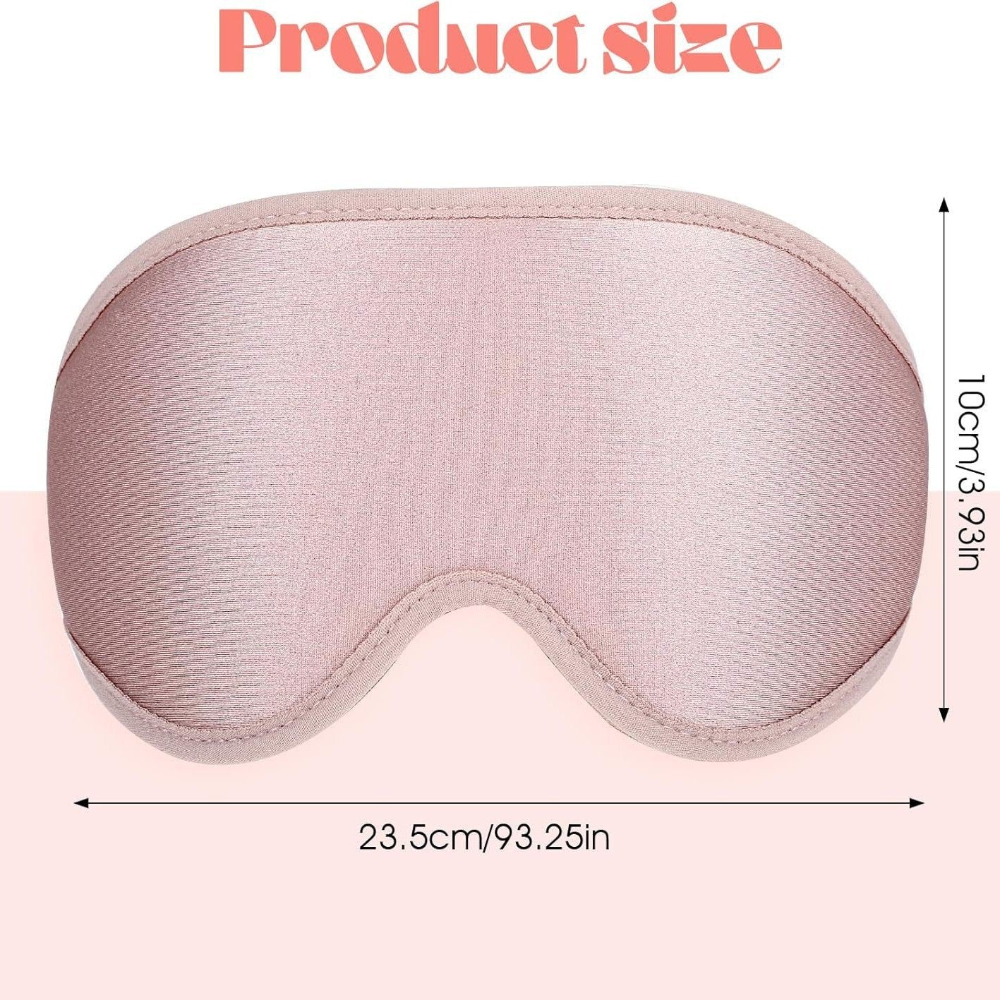 3D Blackout Slaapmasker | Luxe Traagschuim Oogmasker voor Diepe Slaap