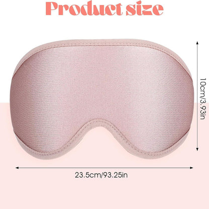 3D Blackout Slaapmasker | Luxe Traagschuim Oogmasker voor Diepe Slaap