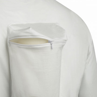 close up van foam rol in het Anti Snurk Shirt Pro Unisex fit