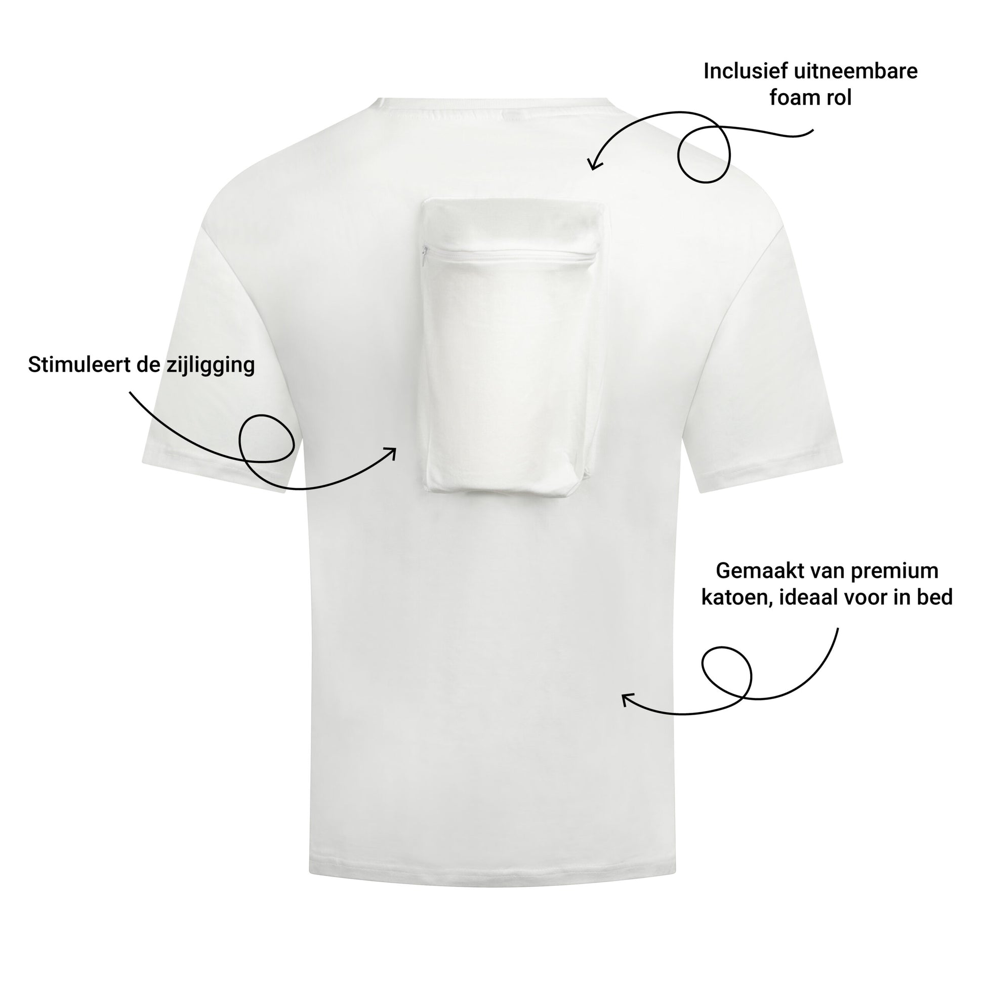 Anti Snurk Shirt Pro Unisex fit met de verschillende voordelen