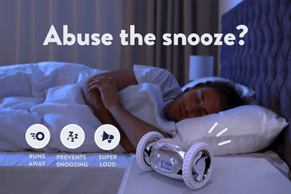 Clocky Chrome - Alarm klok op wielen