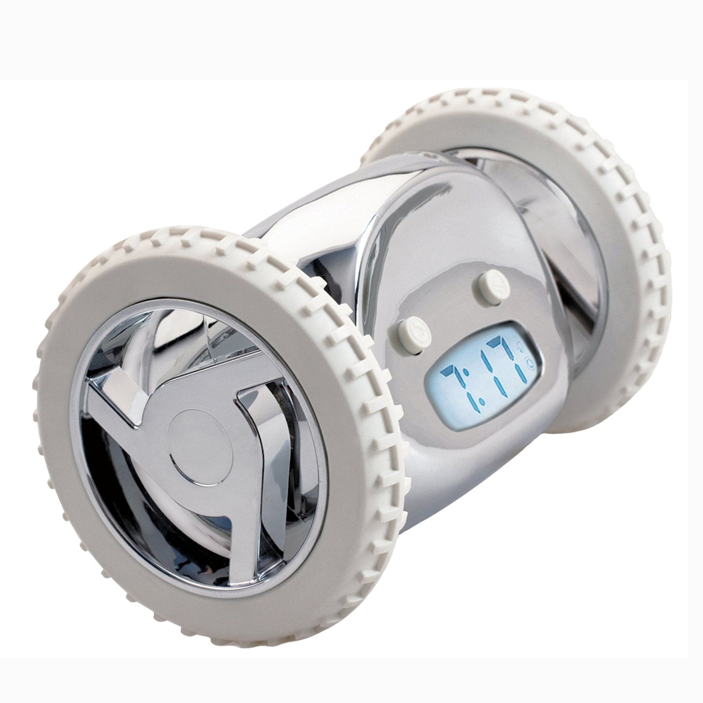 Clocky Chrome - Alarm klok op wielen