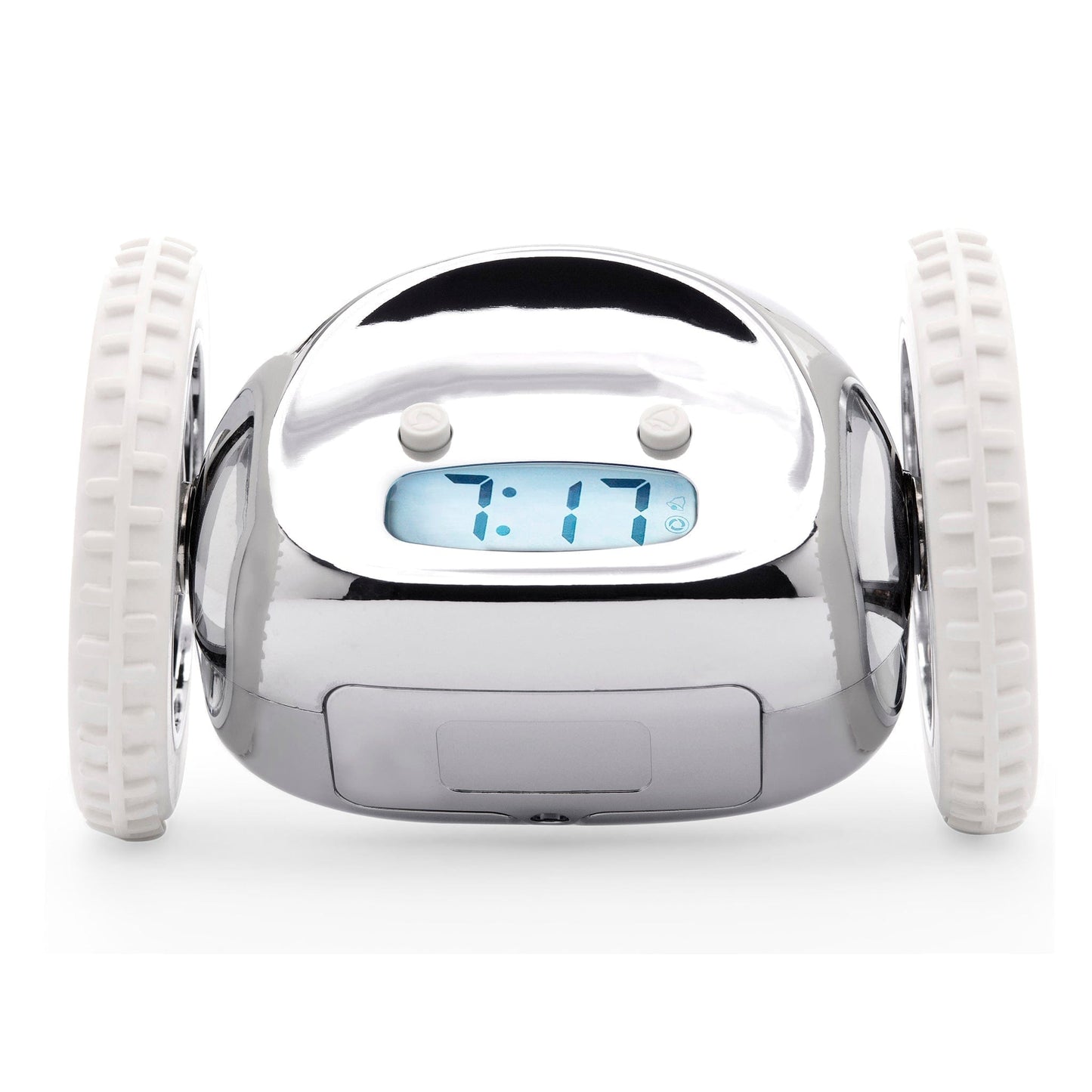 Clocky Chrome - Alarm klok op wielen