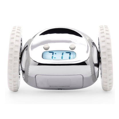 Clocky Chrome - Alarm klok op wielen