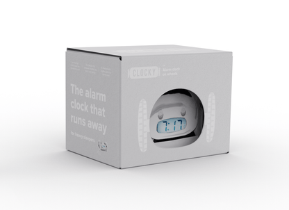 Clocky Chrome - Alarm klok op wielen