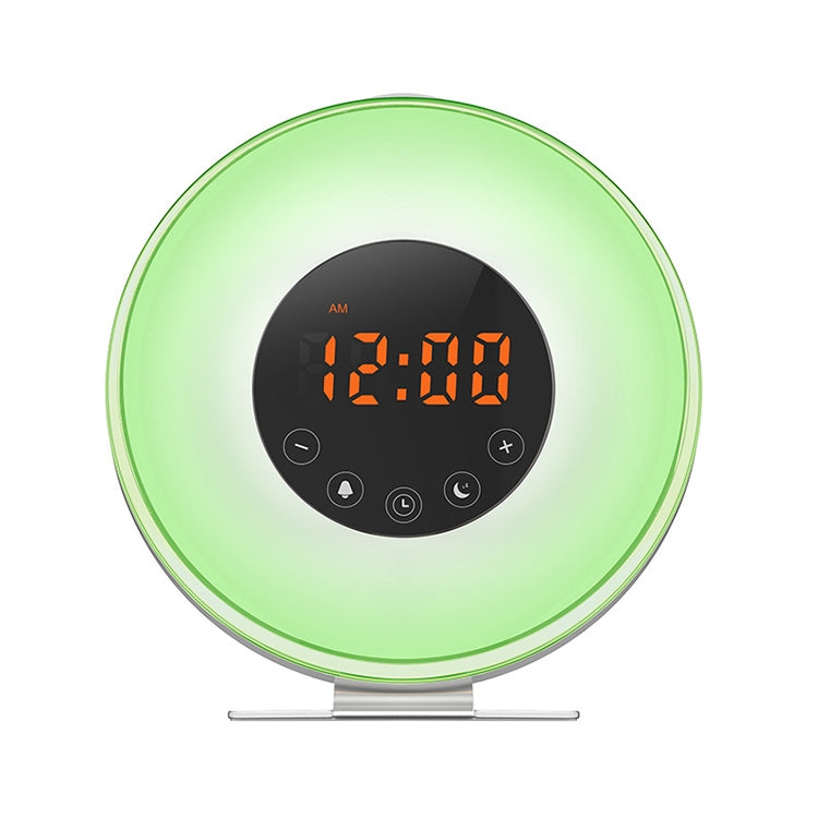 Wake-up light lichtwekker met oplopend zonsopgang licht op nachtkastje | Sleep-e