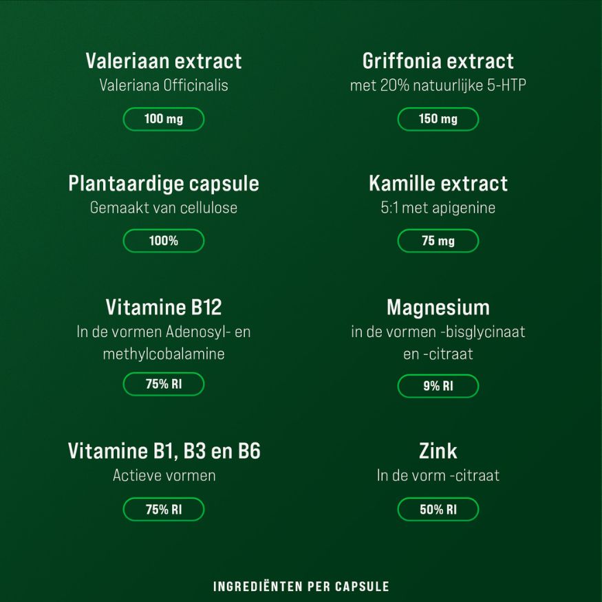 Natuurlijk Presteren Slaapmiddel - Nachtrust & Stemming