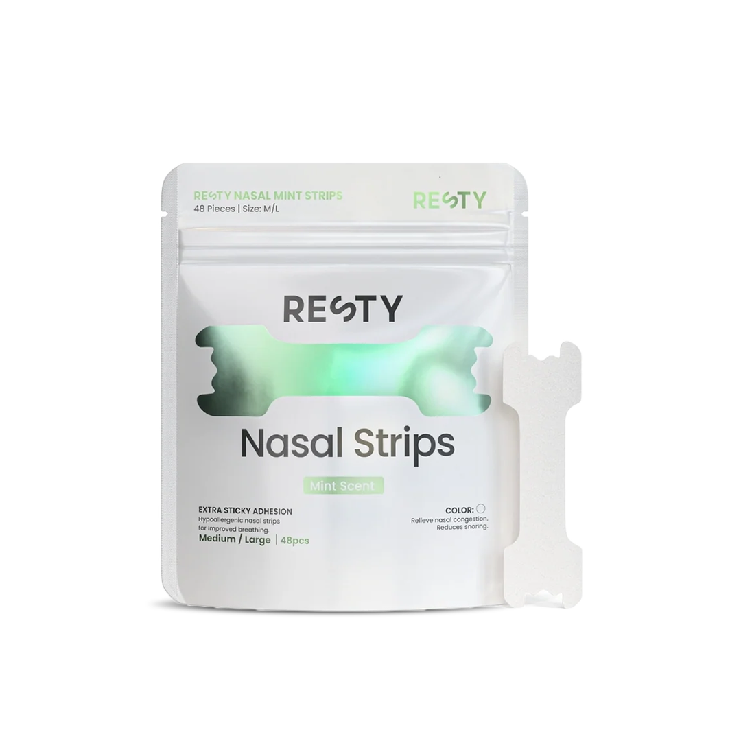 Minty nasal strips