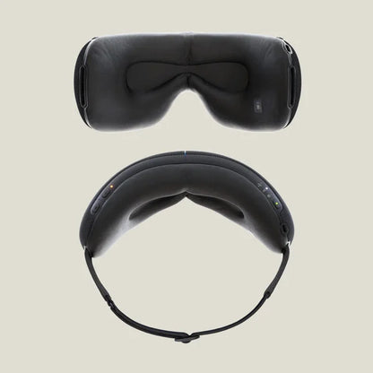onderkant en achterkant perspectief van smartgoggles slaapmasker