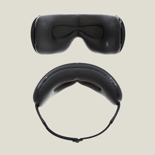 onderkant en achterkant perspectief van smartgoggles slaapmasker