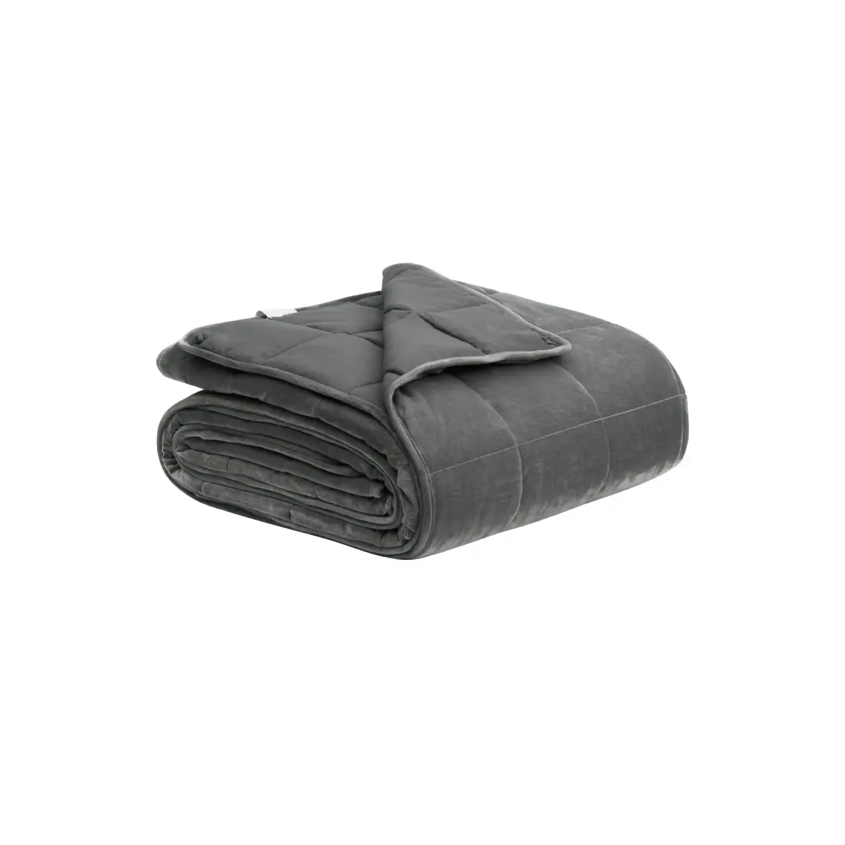 bukkitbow verzwaringsdeken microfiber en polyester grijs