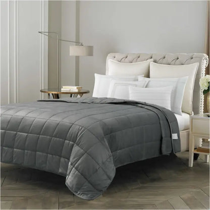 BukkitBow - Verzwaringsdeken - Microfiber en Polyester - 150x200cm - 7, 9 of 11kg - Grijs