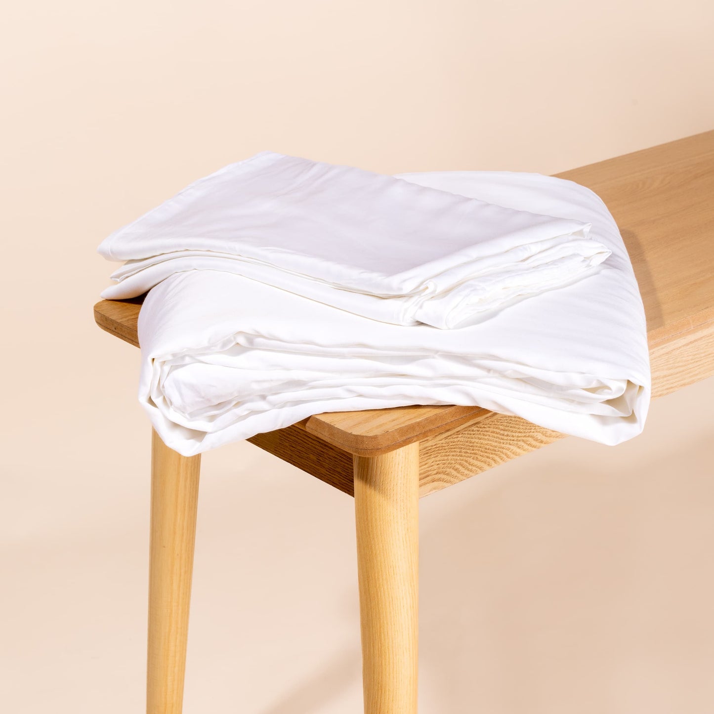 Novaline Verzwaringsdeken Hoes Wit Bamboe, machinewasbare beschermhoes | Sleep-e