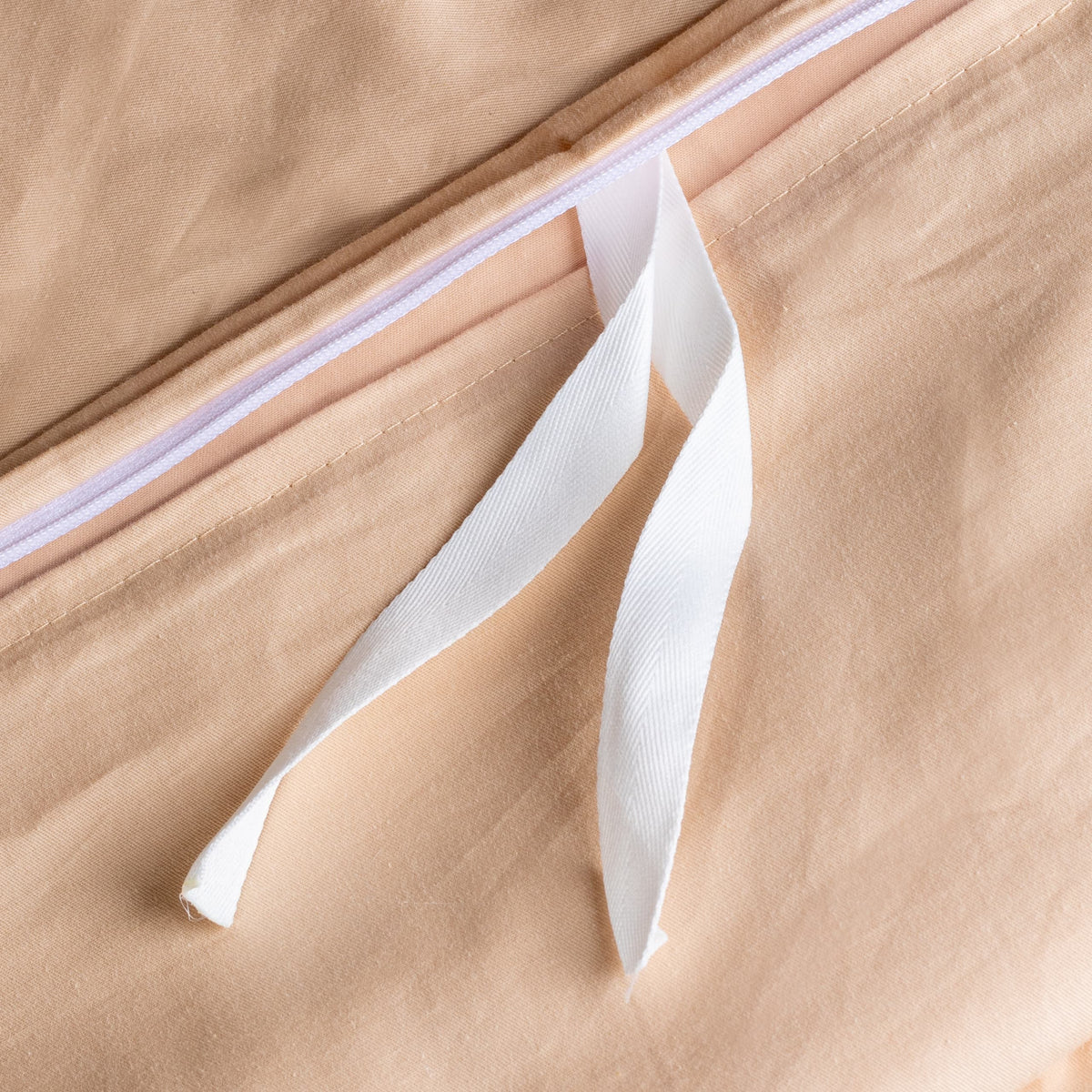 Verzwaringsdeken hoes - 240x220 cm - Beige - Katoen - afbeelding 4 | Sleep-e