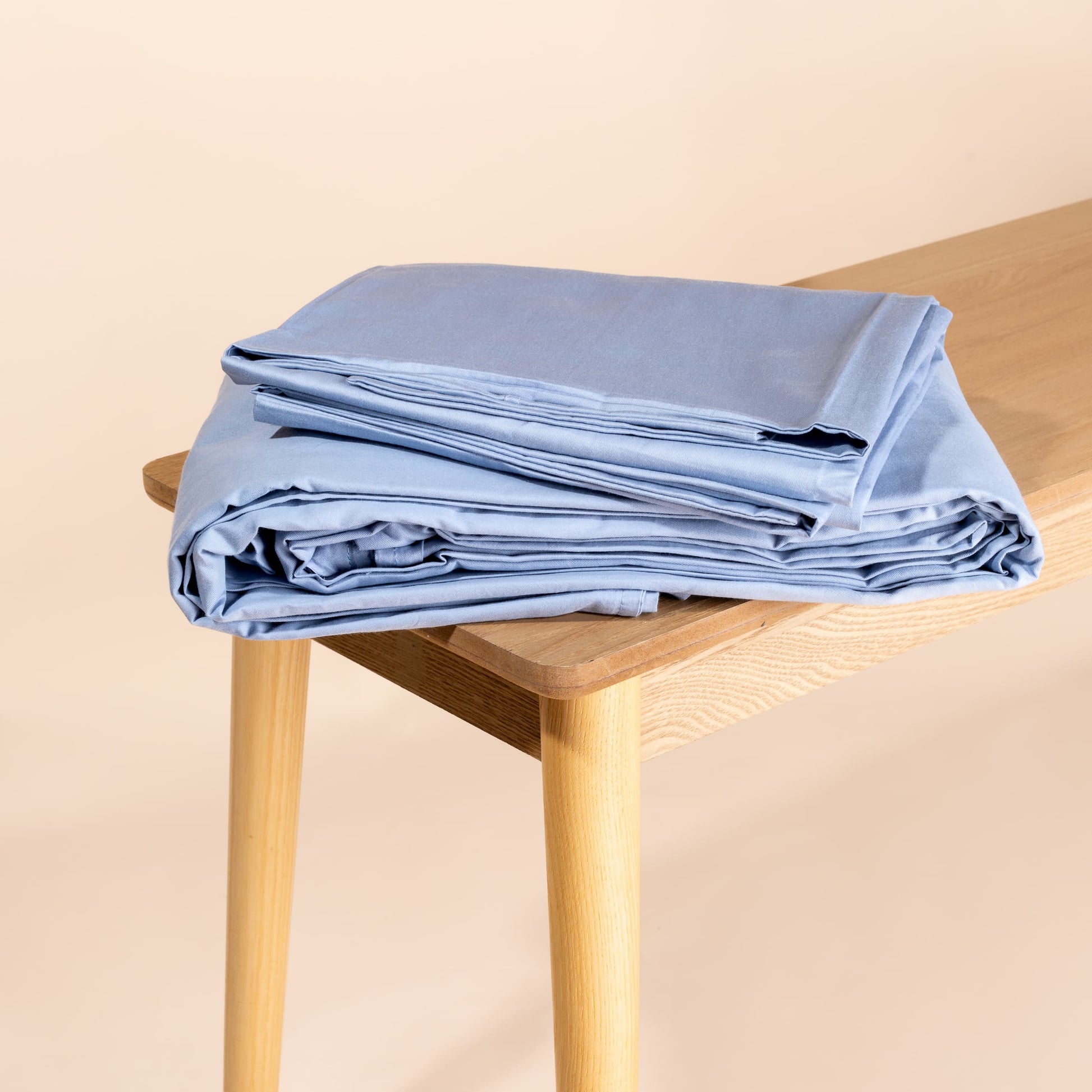 Novaline Verzwaringsdeken Hoes Blauw Katoen, machinewasbare beschermhoes | Sleep-e