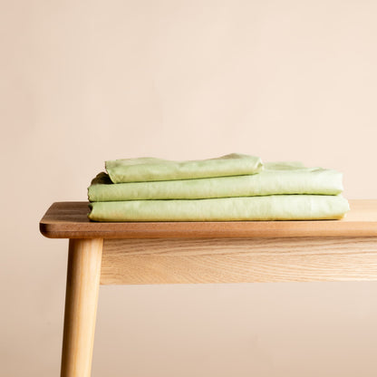 Verzwaringsdeken hoes - 150x200 cm - Groen - Katoen - afbeelding 2 | Sleep-e