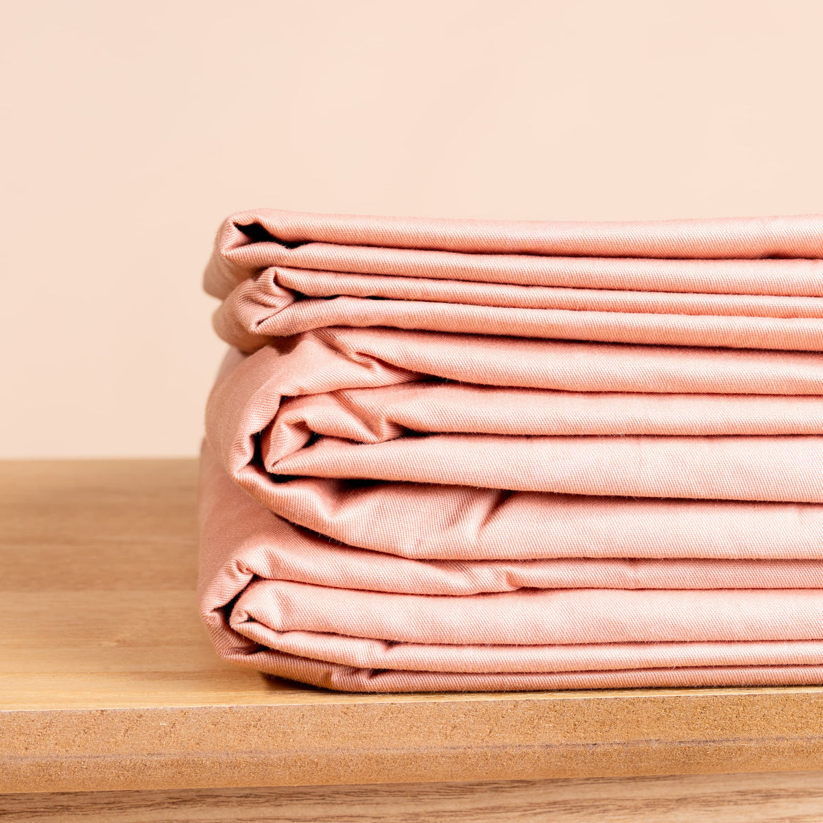 Verzwaringsdeken hoes - 140x200 cm - Zalm - Katoen - afbeelding 2 | Sleep-e
