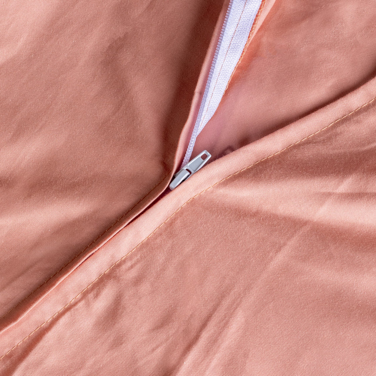 Verzwaringsdeken hoes - 240x220 cm - Zalm - Katoen - afbeelding 3 | Sleep-e