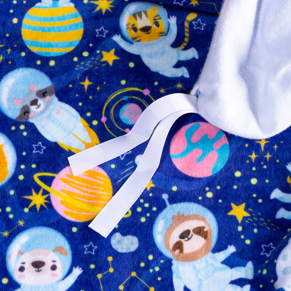 Verzwaringsdeken hoes - 100x150 cm - Astronaut - Minky - afbeelding 5 | Sleep-e