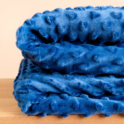 Verzwaringsdeken hoes - 240x220 cm - Donkerblauw - Minky - afbeelding 4 | Sleep-e