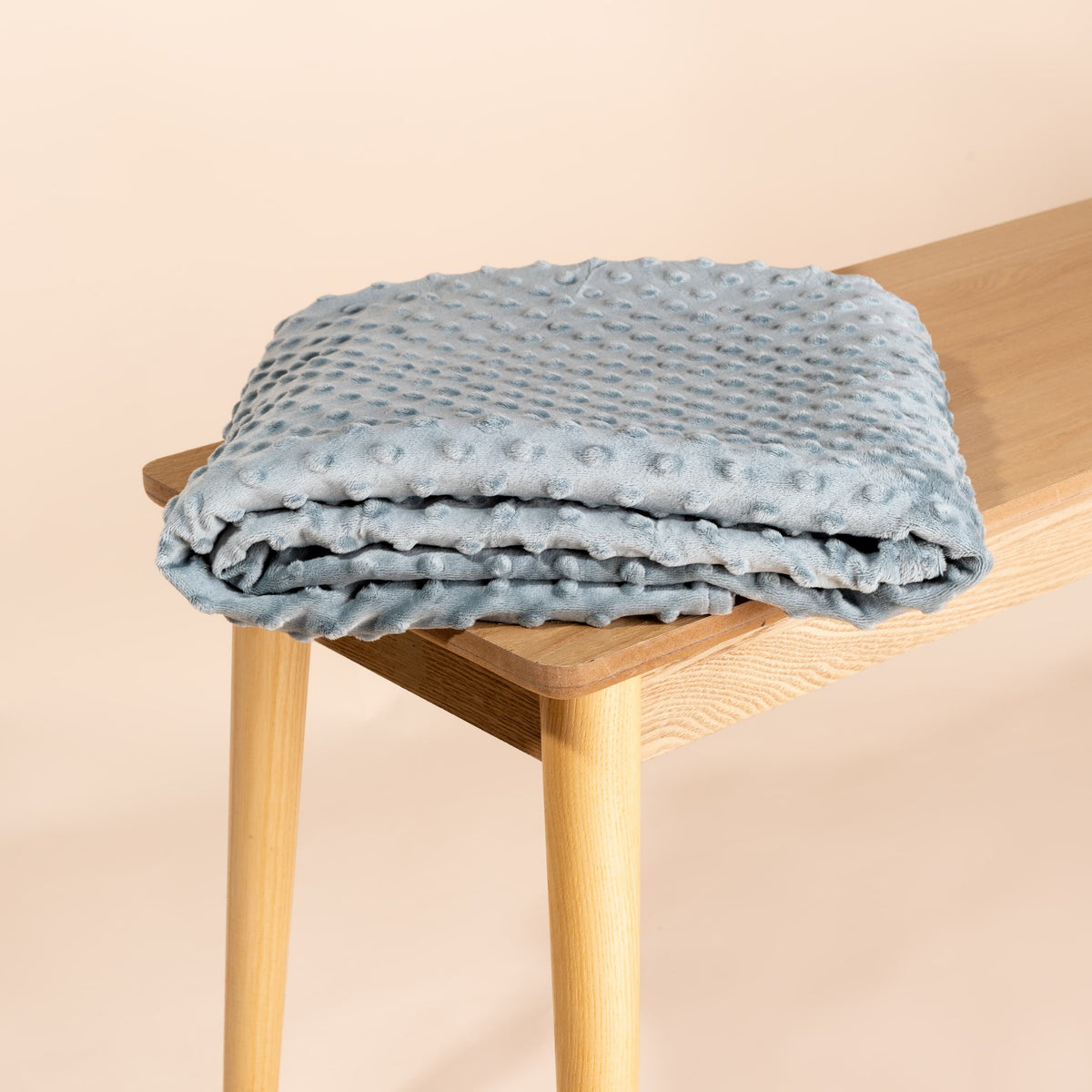 Verzwaringsdeken hoes - 90x120 cm - Grijs - Minky - afbeelding 6 | Sleep-e